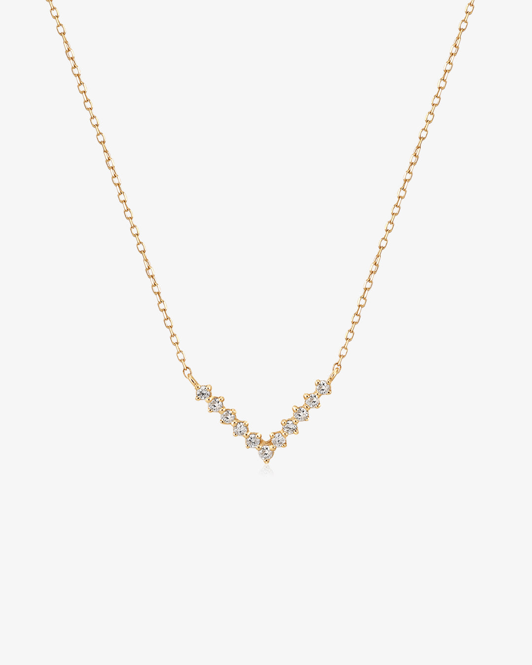 DREAM | Lab Grown Diamond Wishbone Necklace
