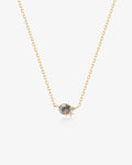 TWILA | Grey Diamond and White Sapphire Necklace