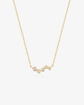 FRANCES | Natural Diamond Wave Necklace