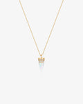 LORETTA | Opal and Lab Grown Diamond Drop Necklace