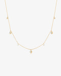 SOLARA | Bezel Half Moon Lab Grown Diamond Necklace
