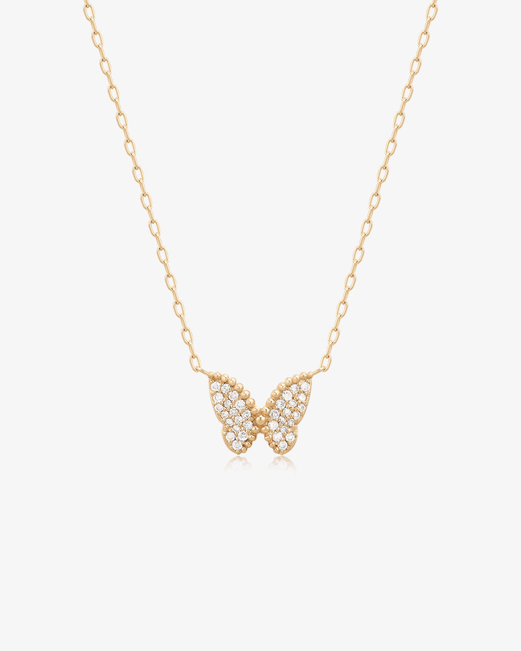 CHRYSALIS | Pave Lab Grown Diamond Butterfly Necklace