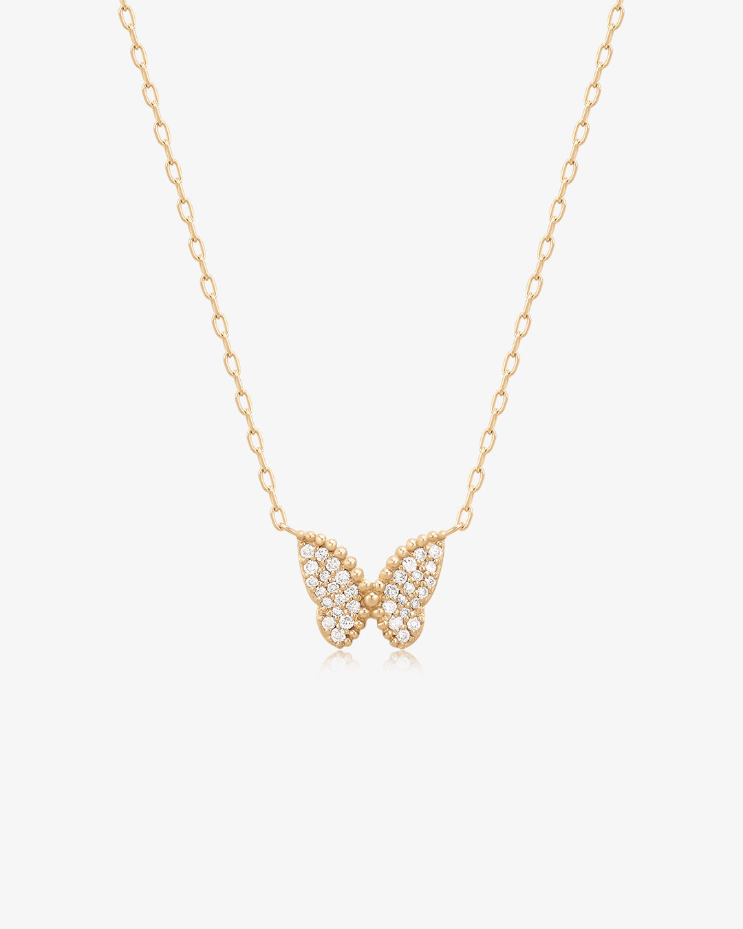 CHRYSALIS | Pave Lab Grown Diamond Butterfly Necklace