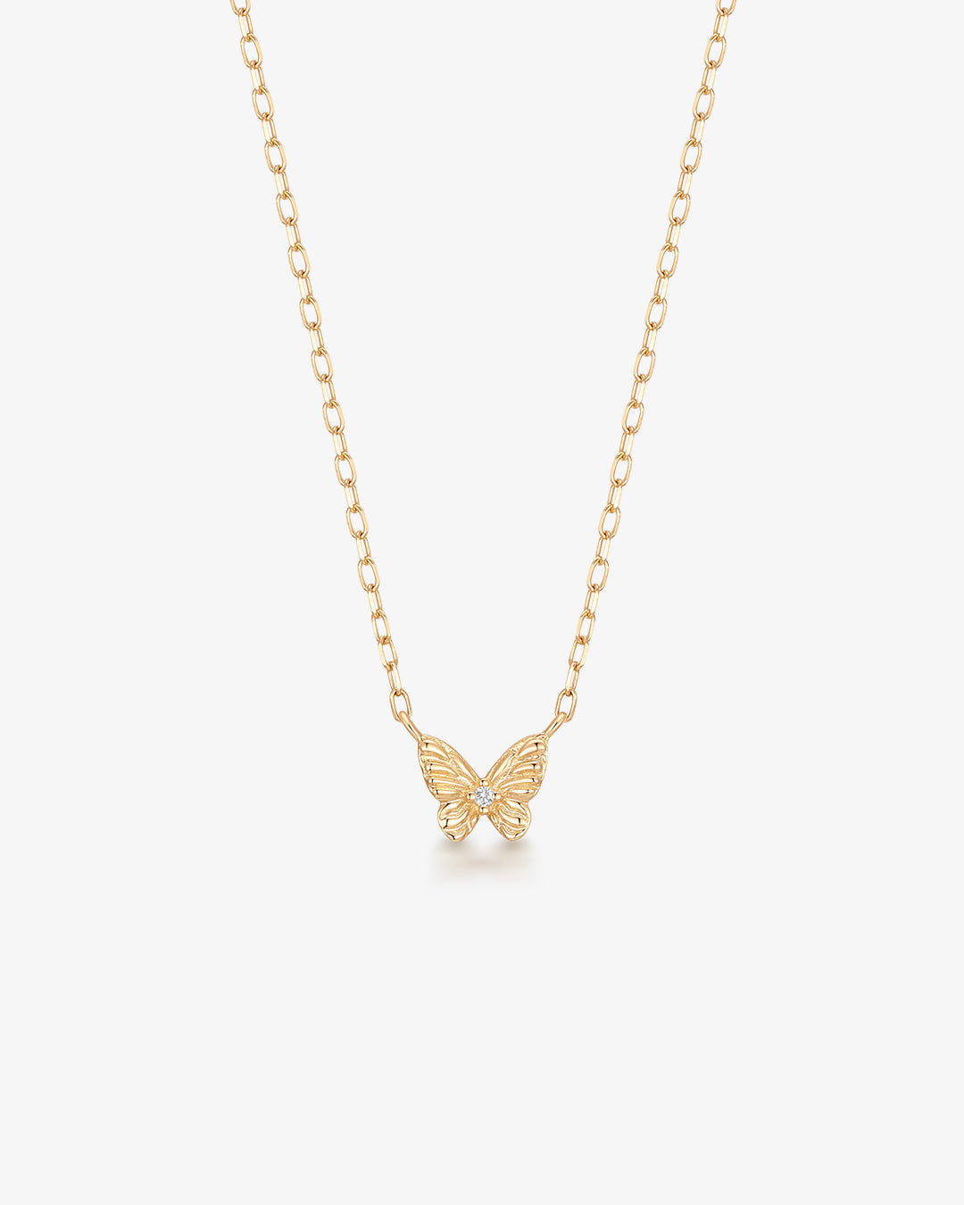 ROSAMEL | Lab Grown Diamond Accent Butterfly Necklace