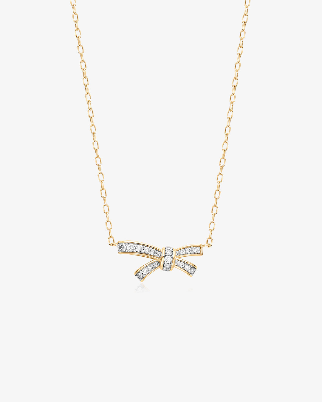 MARISTELA | Lab Grown Diamond Bow Necklace