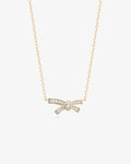 MARISTELA | Lab Grown Diamond Bow Necklace