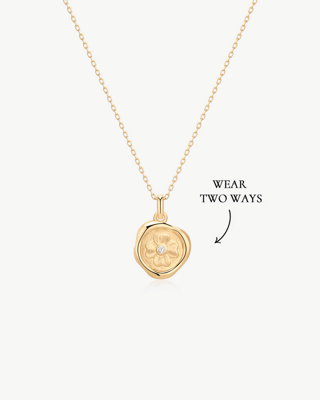 TIRZA | Double Sided Lab Grown Diamond Necklace