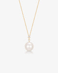 NAIA | Pearl with Lab Grown Diamond Accent Necklace