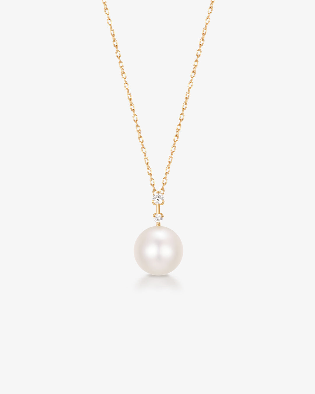 NAIA | Pearl with Lab Grown Diamond Accent Necklace
