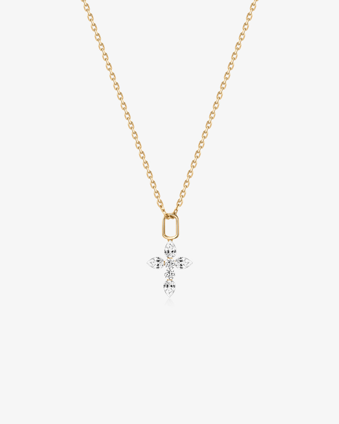 Lab Grown Diamond Cross Necklace
