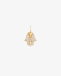 MIRIAM | Diamond Hamsa Pendant