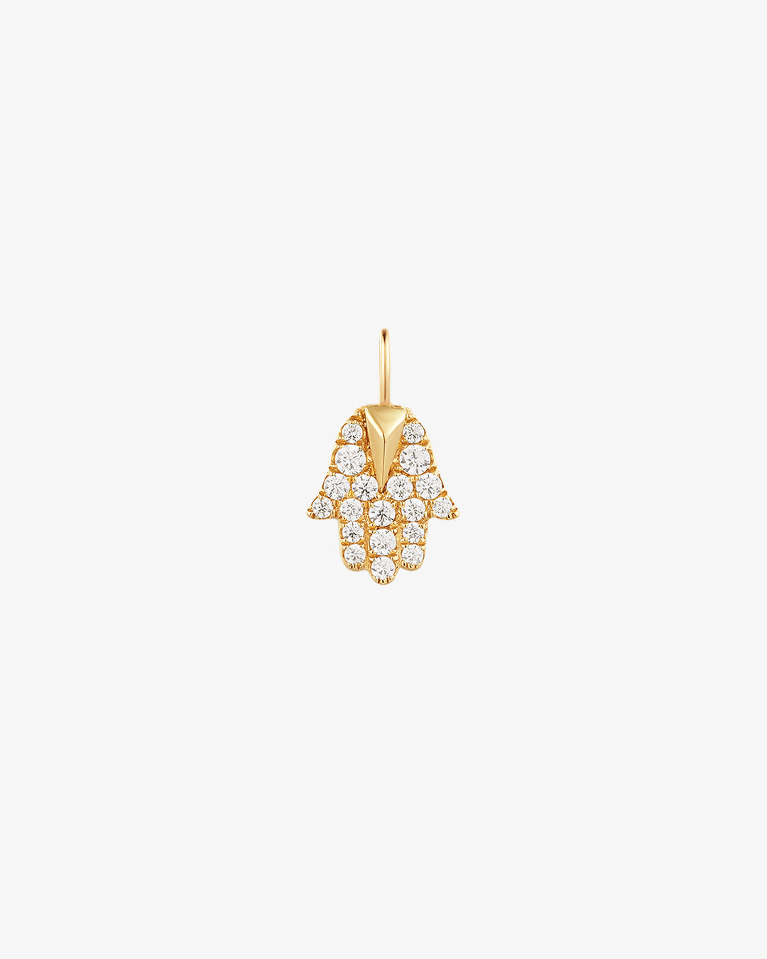 MIRIAM | Diamond Hamsa Pendant