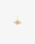 HELENE | Opal & Diamond Evil Eye Pendant