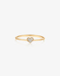 SOPHIE | Pave Diamond Heart Ring