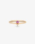 ELENA | Amethyst and Diamond Ring