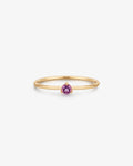 ELVA | Amethyst Solitaire Ring