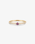GISELLE | Amethyst and Diamond Ring