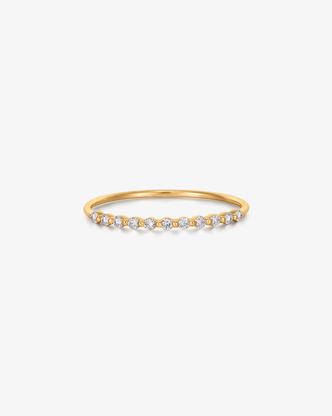 DELIA | Half-Eternity Diamond Ring