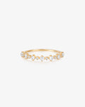 MARGARET | Rose Cut White Sapphire Band Ring