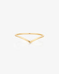 VEE | Gold Wishbone Ring