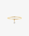 CHEVAL | Single Floating Diamond Ring