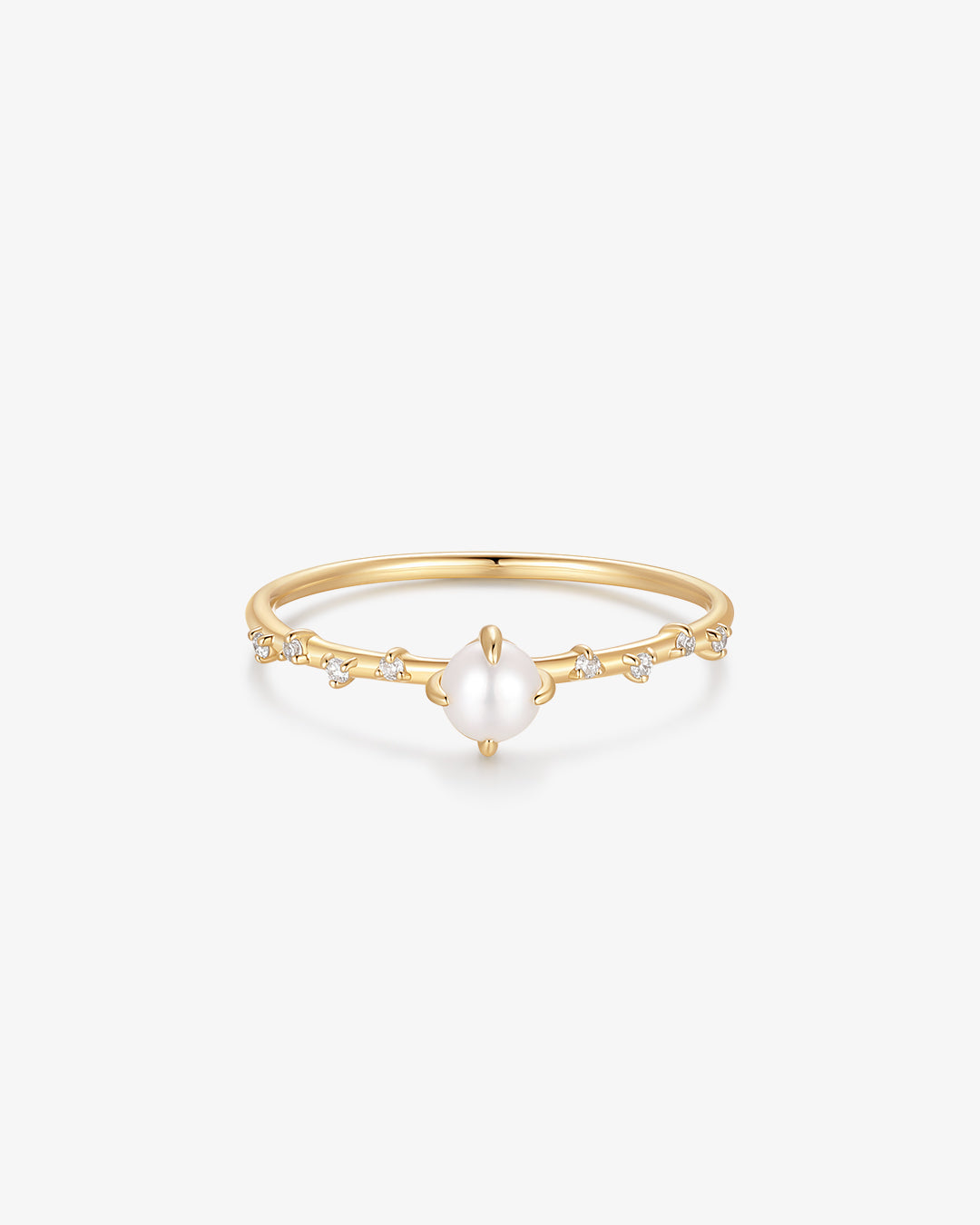 COLETTE | Pearl and Lab Grown Diamond Ring