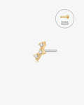 MILA | Lab Grown Diamond Threadless Flatback Earring