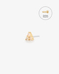 DAHLIA | Tri-Opal Threadless Flatback Earring