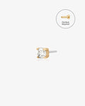 REESE | Lab Grown Diamond Threadless Flatback Earring