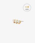 KYNSLEE | Triple Pearl Threadless Flatback Earring