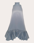 Alcott Gathered Satin Mini Dress