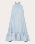 Alcott Tiered Chambray Mini Dress