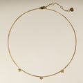 Cosmic Star Charm Necklace in Gold