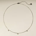 Cosmic Star Charm Necklace in Silver