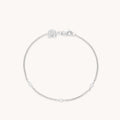 Navette Crystal Bracelet in Silver