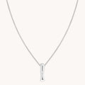 I Initial Bold Pendant Necklace in Silver