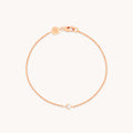 Essential Crystal Charm Bracelet in Rose Gold