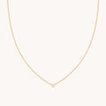 Essential Crystal Pendant Necklace in Gold