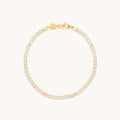 Gleam Bold Tennis Chain Bracelet in Gold