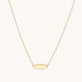 ID Pendant Necklace in Solid Gold