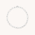Infinite Slim Chain Bracelet in Silver