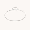 Essential Rope Chain Anklet in Silver