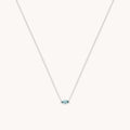 Alexandrite Marquise Necklace in Solid White Gold