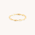 Twist Band Ring in Solid Gold