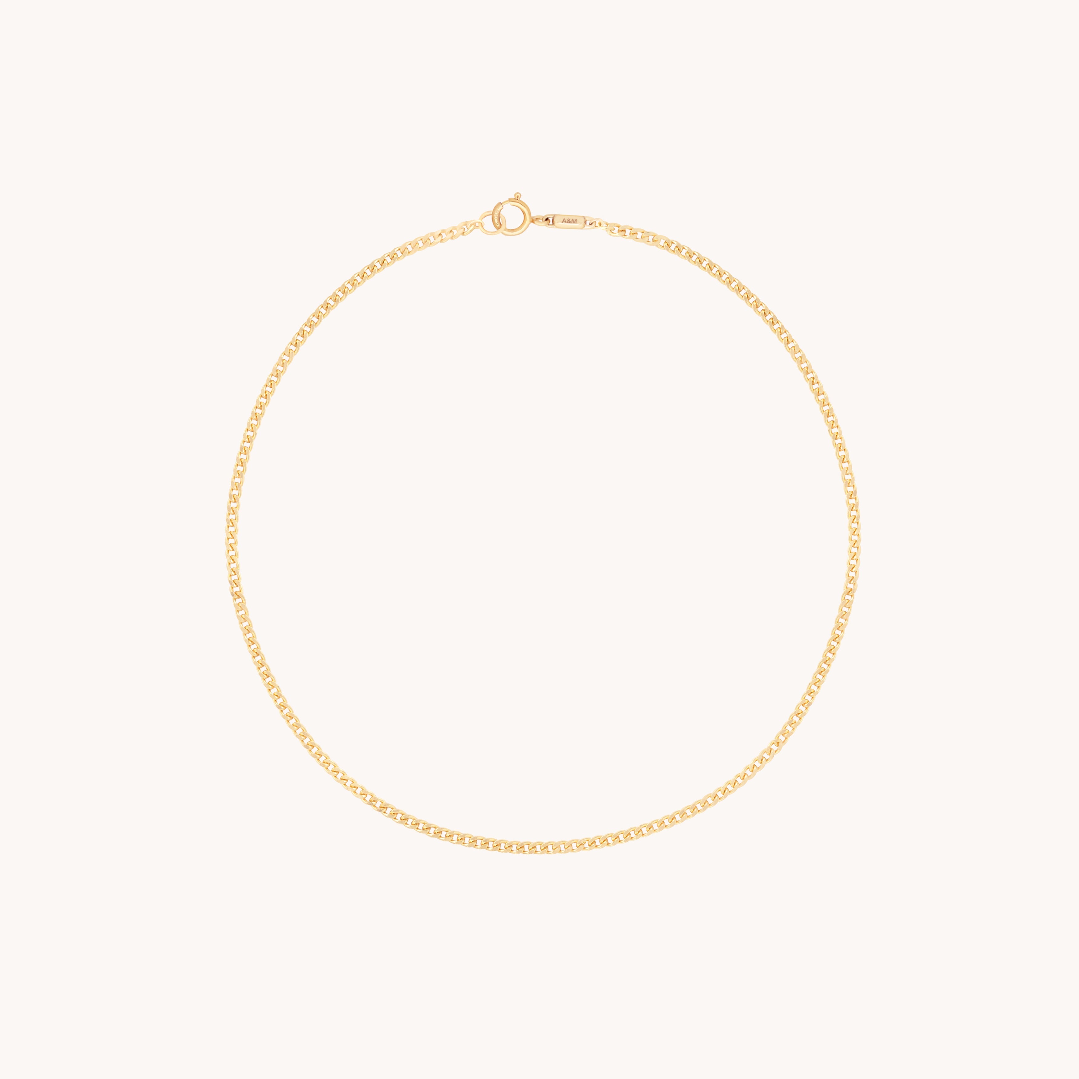 Bold Miyu Story Chain Bracelet in Solid Gold