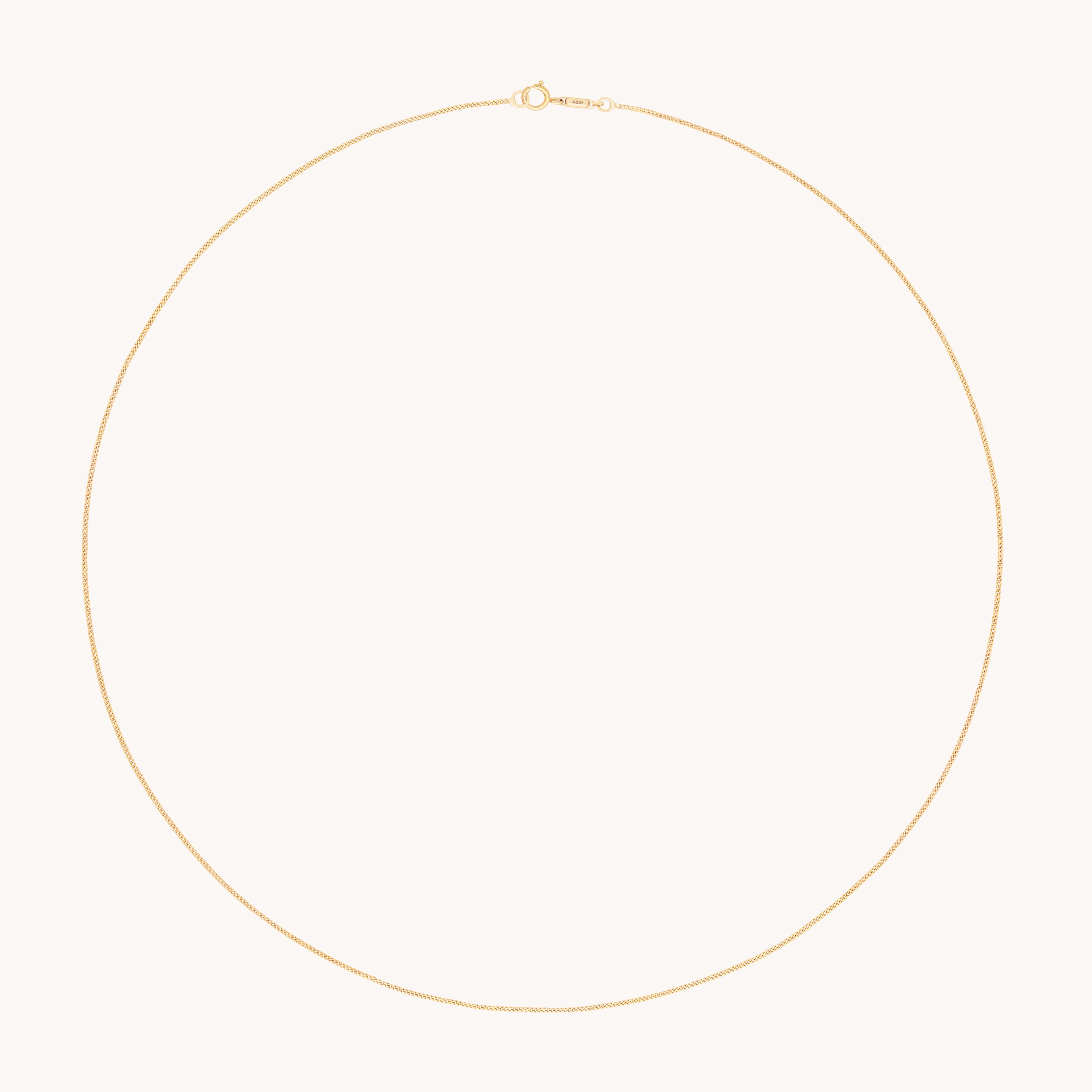 Miyu Chain Necklace in Solid Gold