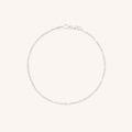 Astrid Story Chain Bracelet in Solid White Gold