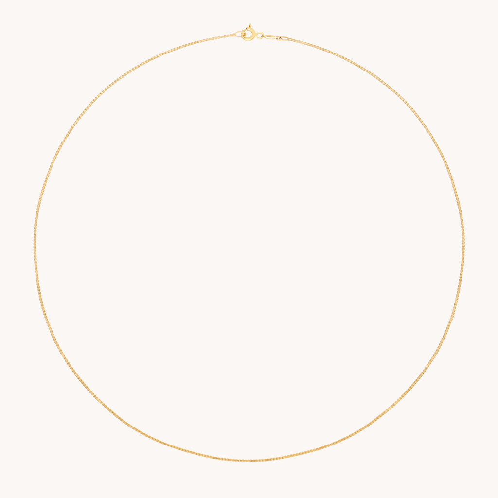 Shoreditch Chain Necklace in Solid Gold