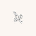 Aries Zodiac Clip Charm in Silver