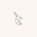 Sagittarius Zodiac Clip Charm in Silver
